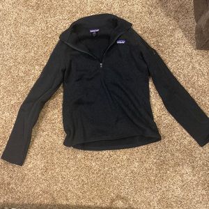 Women’s black Patagonia zip up
